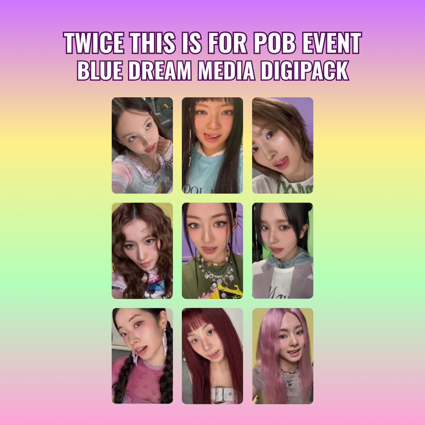 [ ON HAND ] TWICE - This is For Digipack Album Korean POBs