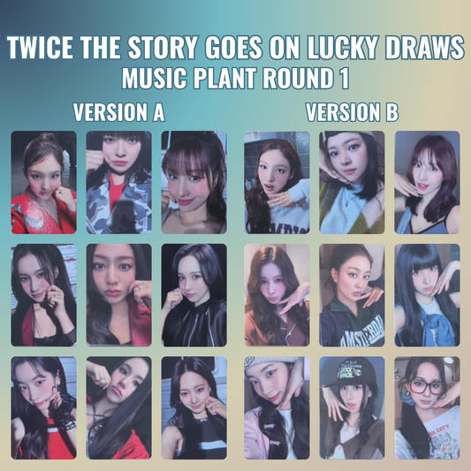 [ LUCKY DRAW ] TWICE - The Story Goes on Music Plant Round 1