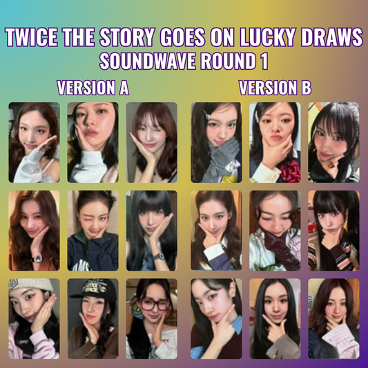 [ LUCKY DRAW ] TWICE - The Story Goes on Soundwave Round 1
