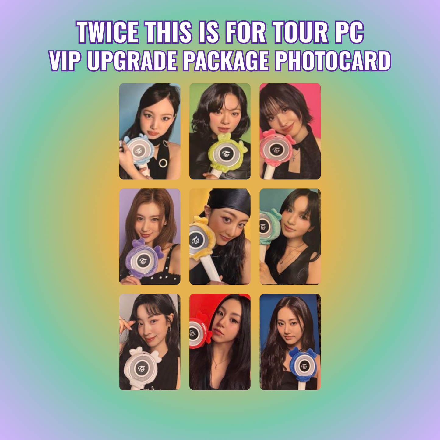[ PC ] - TWICE TiF Japan Tour VIP Upgrade Package Photocard