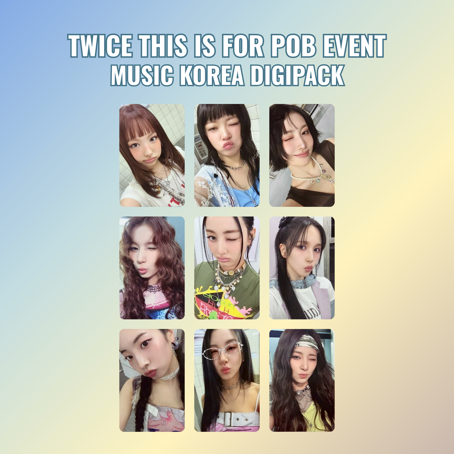 [ ON HAND ] TWICE - This is For Digipack Album Korean POBs