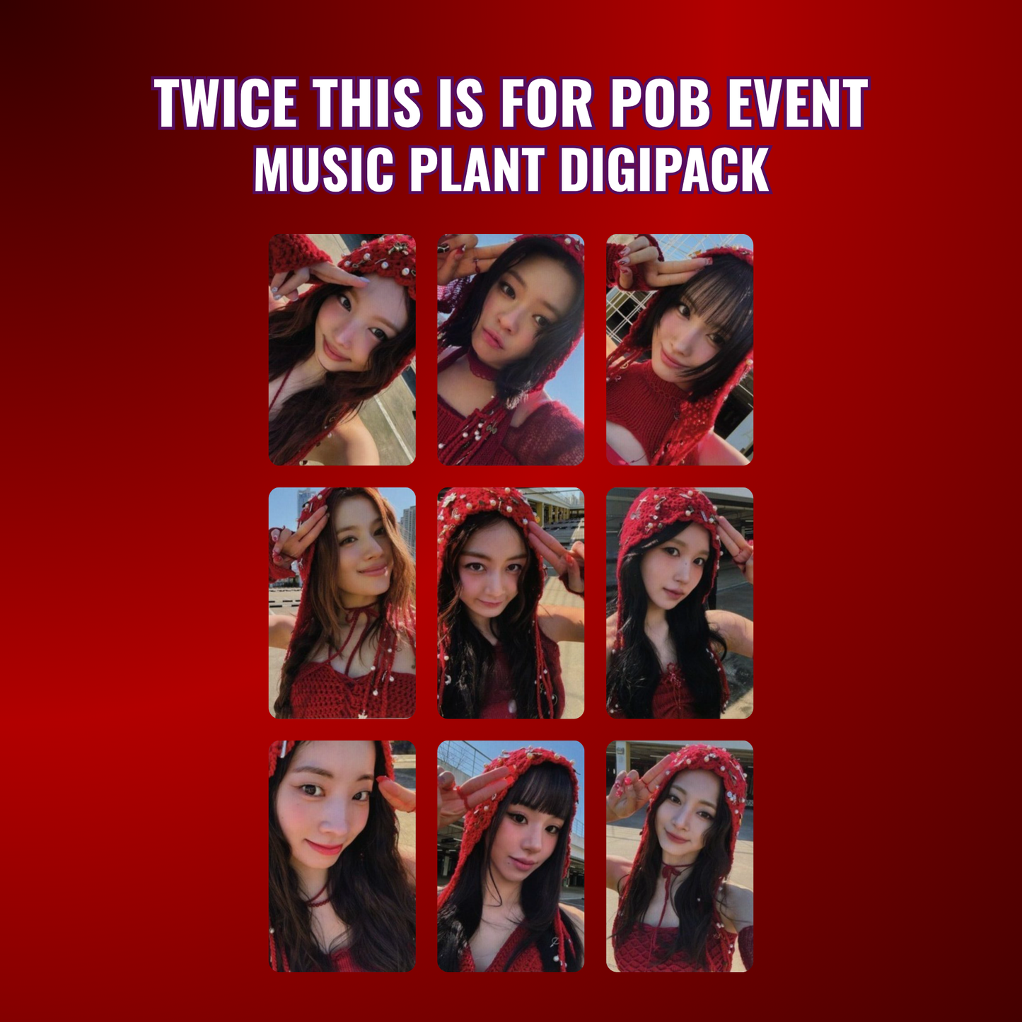 [ ON HAND ] TWICE - This is For Digipack Album Korean POBs