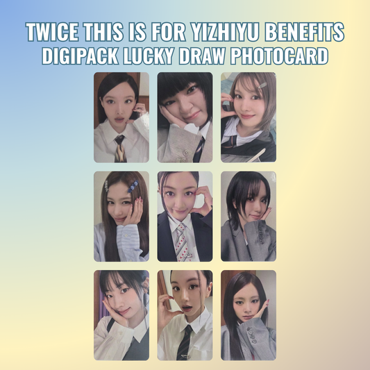 [ LD ] TWICE - Yizhiyu Digipack Lucky Draw PC
