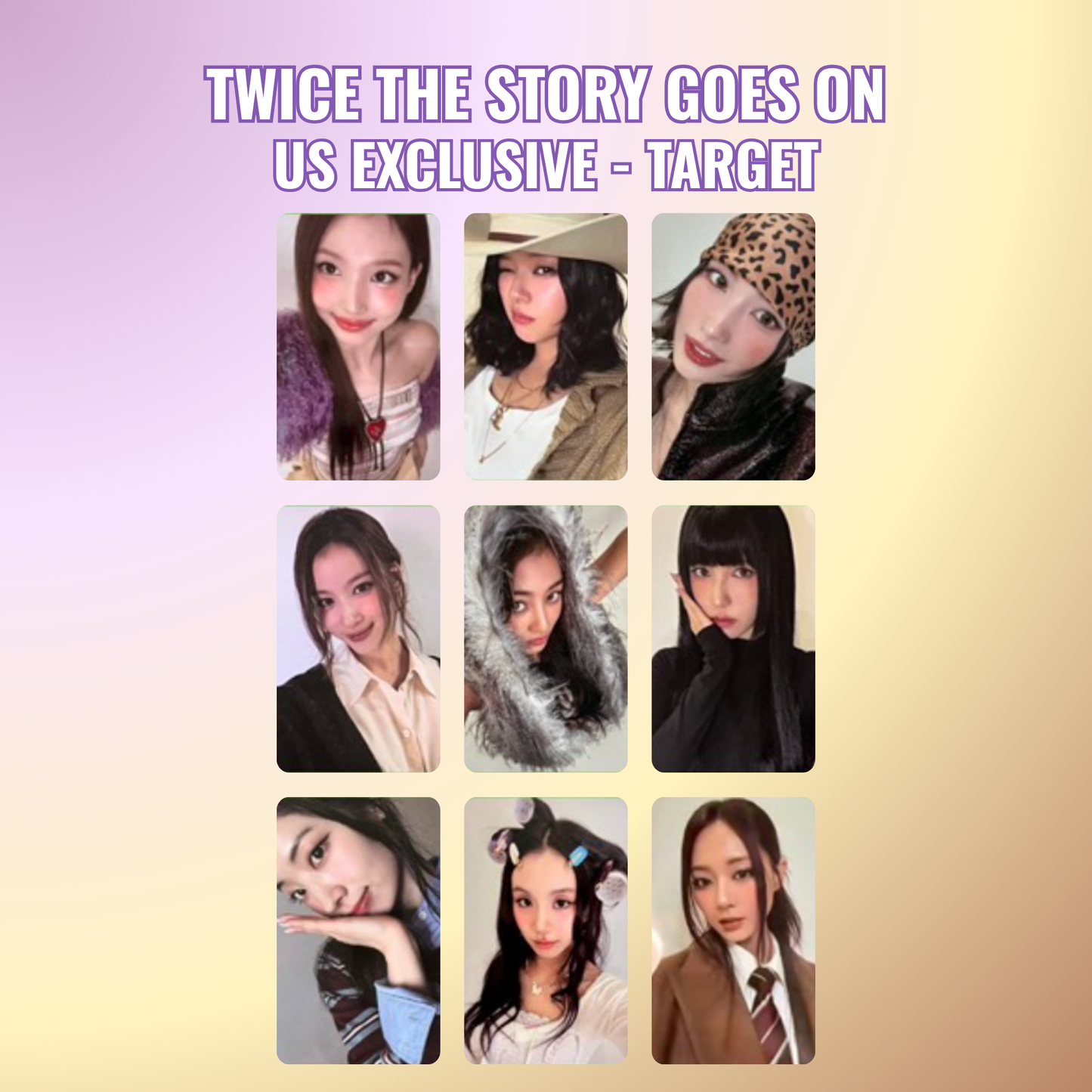 [ US EXCLUSIVE ] - TWICE - The Story Goes On Target Photocards