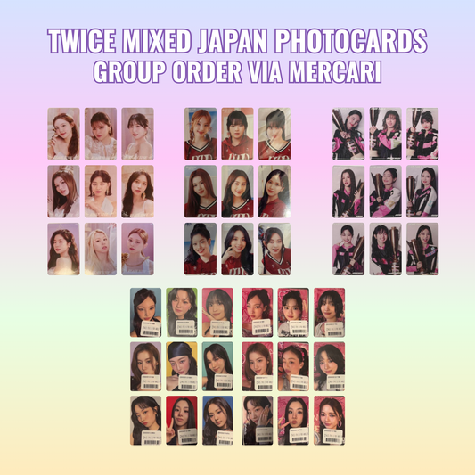 [ PC ] TWICE - Mixed Japan Mercari Photocards
