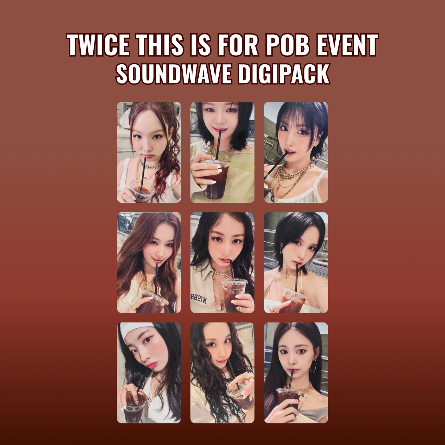 [ ON HAND ] TWICE - This is For Digipack Album Korean POBs