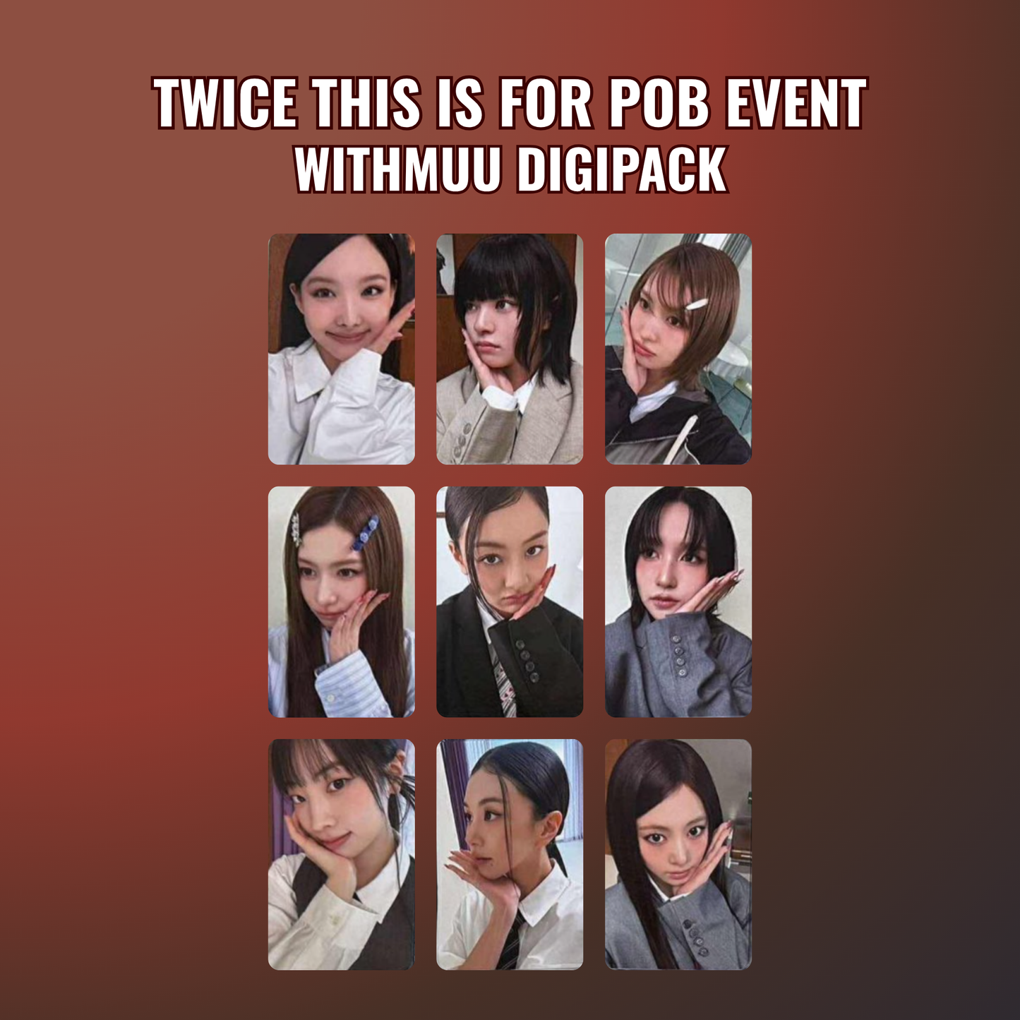 [ ON HAND ] TWICE - This is For Digipack Album Korean POBs