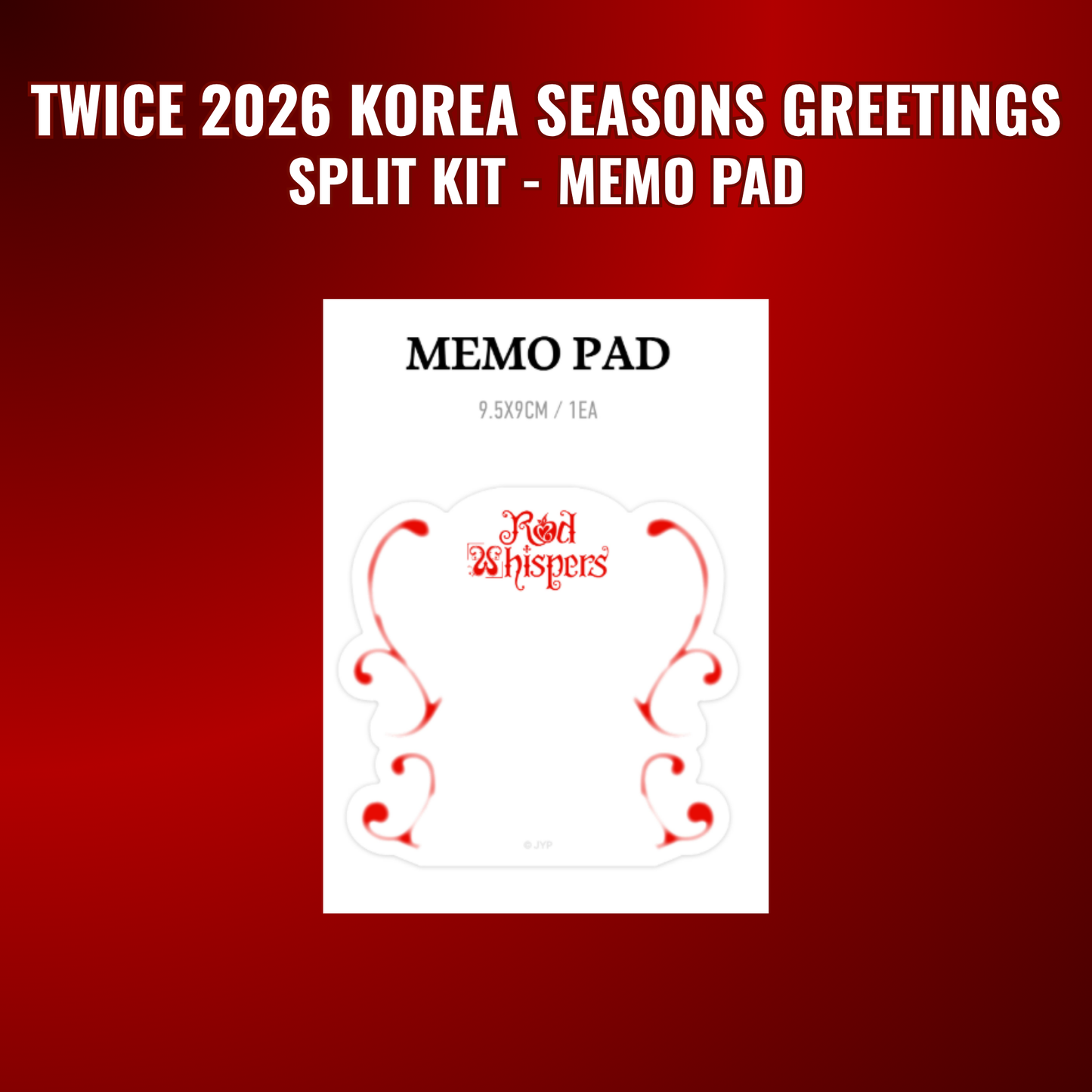 [ SEASONS GREETINGS ] - TWICE - Red Whispers 2026 Korea Season's Greetings