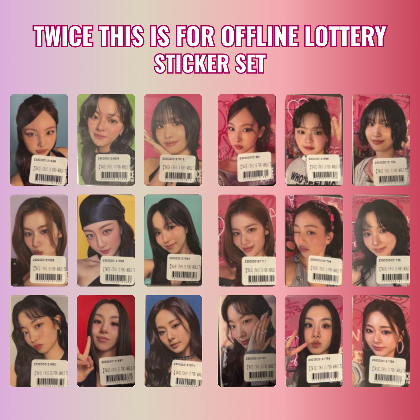 [ PC ] TWICE - Mixed Japan Mercari Photocards