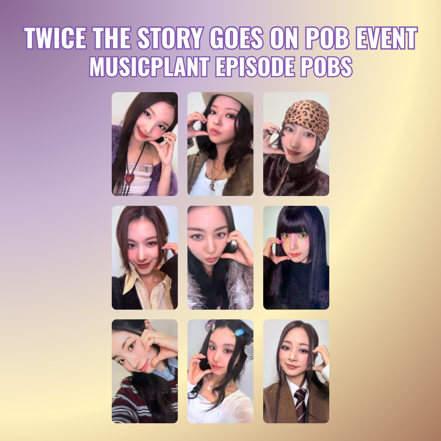 [ POB EVENT ] TWICE - TEN: The Story Goes On Episode Ver Korean POBs
