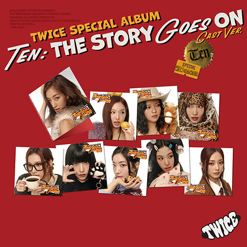 [ PRE-ORDER ] TWICE - TEN: The Story Goes On Album Cast Digipack Version